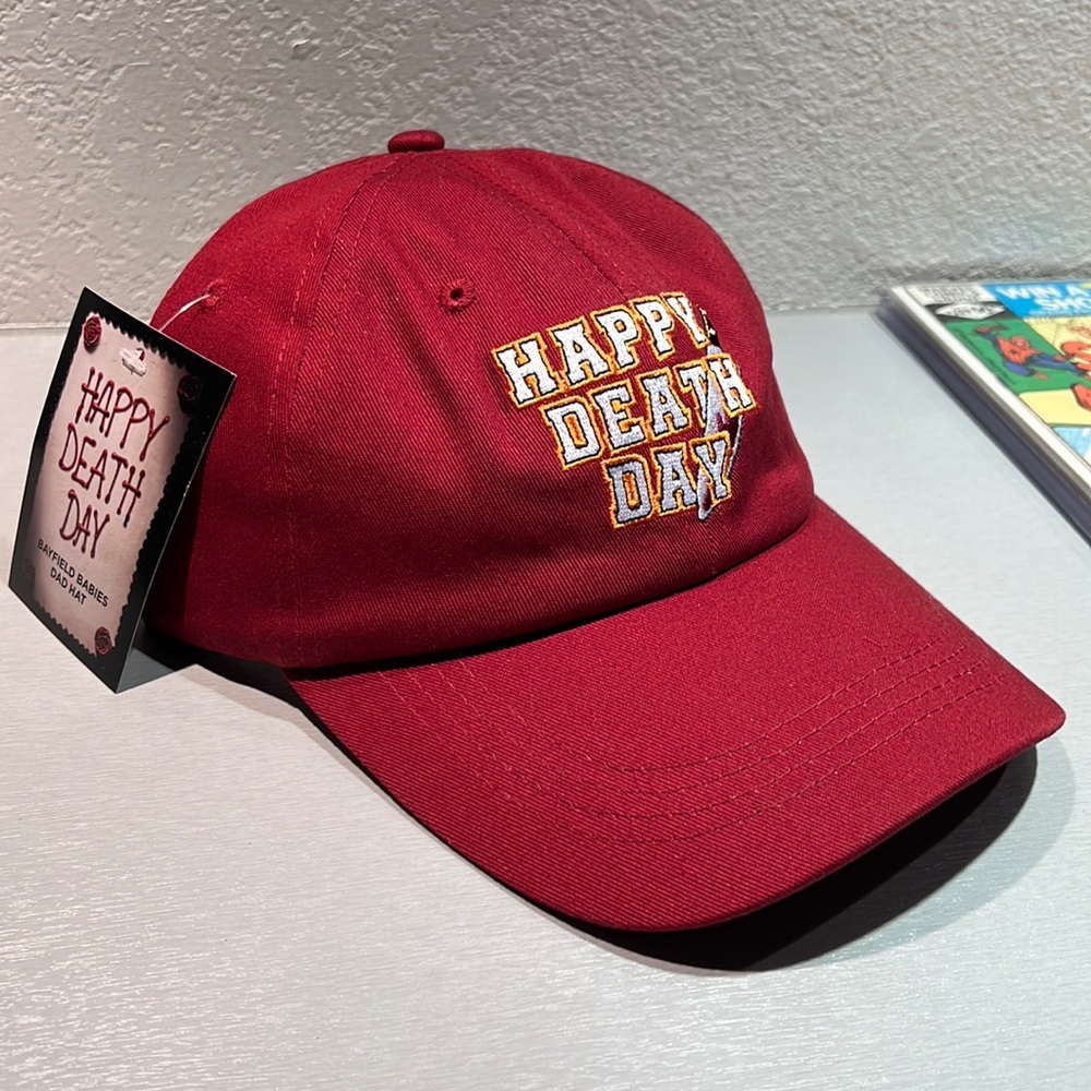 NWT Happy Death Day Bayfield Babies-styled Dad Hat Blumhouse Loot Fright Crate